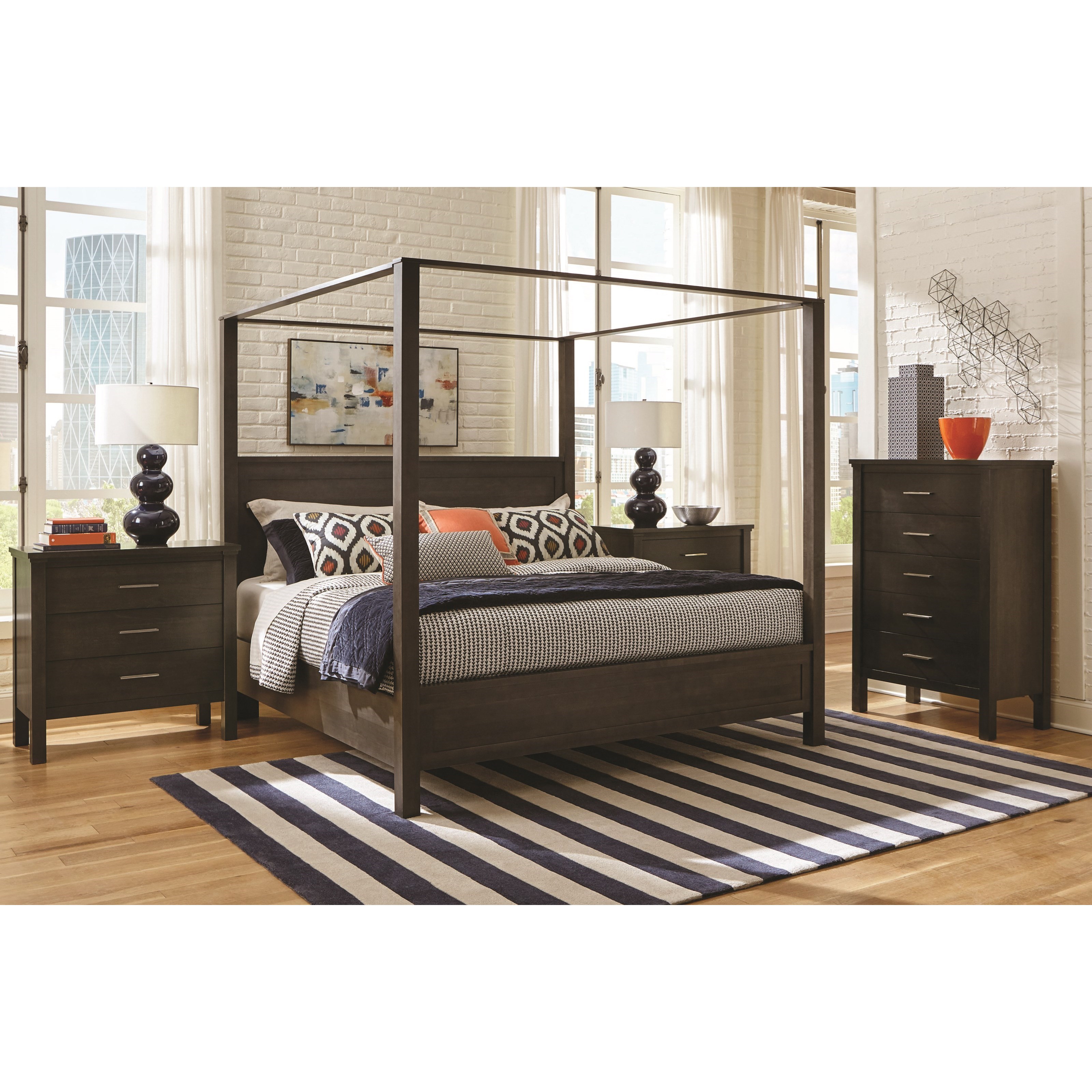 Durham Studio 19 King Bedroom Group Jacksonville Furniture Mart